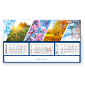 JTLZ 33–36 Kalendarz trójdzielny panoramiczny poziomy