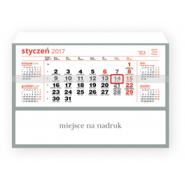 JBZ 90–91 Kalendarz jednodzielny duży, koperta w cenie