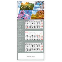 JMT 94–100 Kalendarz maxi trójdzielny, koperta w cenie