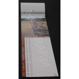Foto-kalendarz 12-planszowy wąski