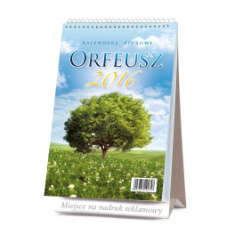 LBF2 Kalendarz biurowy ORFEUSZ stojący pionowy z odwracanymi kartkami